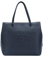 Marc Jacobs - Logo Shopper East-west Tote - Women - Polyurethane - One Size, Blue, Polyurethane