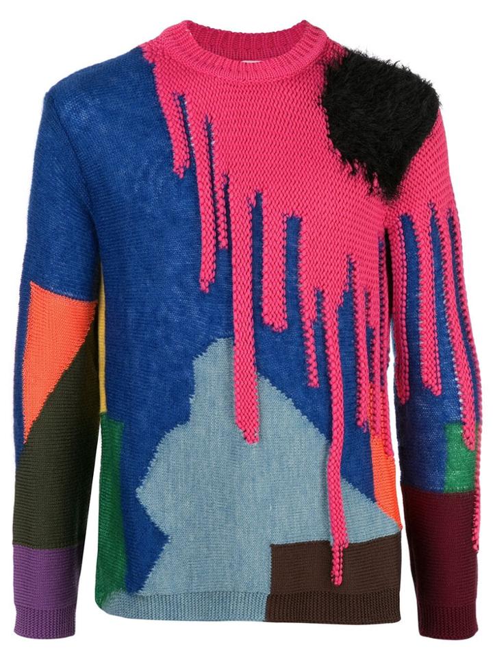 Walter Van Beirendonck Wow Knit Oversized Jumper - Multicolour