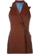 Jean Paul Gaultier Vintage Sleeveless Jacket - Red