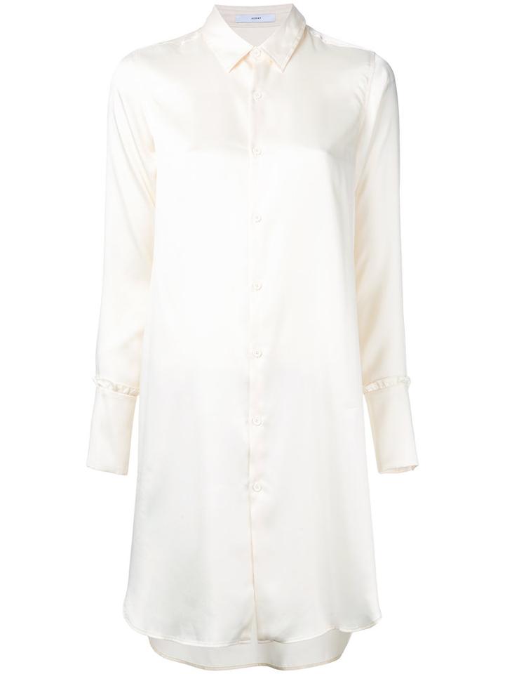 Astraet - Long Shirt - Women - Cupro - One Size, White, Cupro