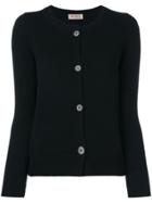 Blanca Slim-fit Knitted Cardigan - Black