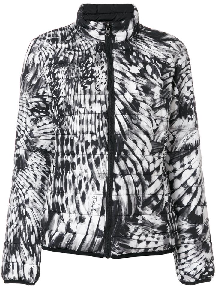 Just Cavalli Printed Bomber Jacket - Black