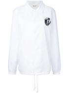 G.v.g.v.flat Printed Jacket, Women's, White, Polyester/nylon