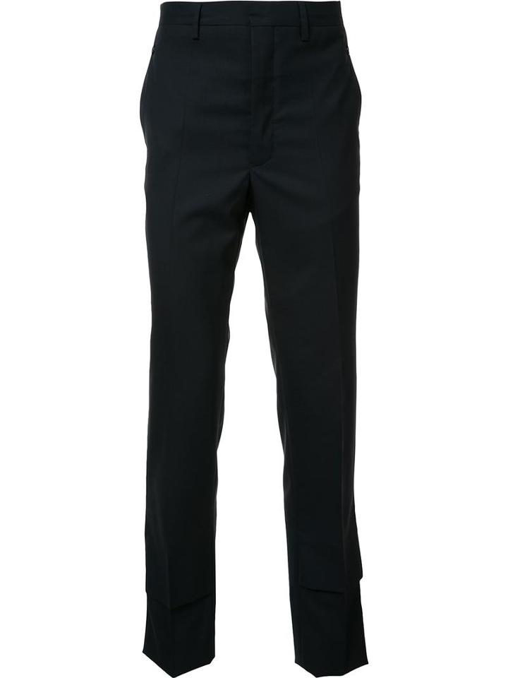 Maison Margiela Ripstop Trousers, Men's, Size: 50, Blue, Cotton/viscose/carbon/wool
