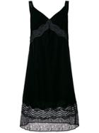 Pinko Cassetto Lace Trim Dress - Black