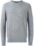 A.p.c. Crew Neck Sweater, Men's, Size: Xl, Grey, Merino