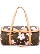 Louis Vuitton Vintage Papillon Cherry Blossom Tote - Brown