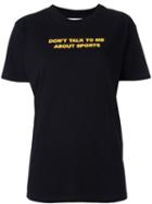 Off-white 'don't Talk To Me' T-shirt, Women's, Size: Small, Black, Cotton