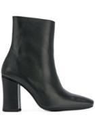 Dorateymur Mid-heeled Ankle Boots - Black