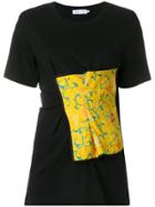 Act N&deg;1 Draped Appliqué T-shirt - Black