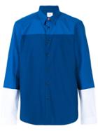 Ps By Paul Smith Colour Block Shirt - Blue
