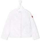 Save The Duck Kids Buttoned Jacket, Girl's, Size: 8 Yrs, White