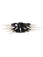Junya Watanabe Spike Choker Necklace - Black