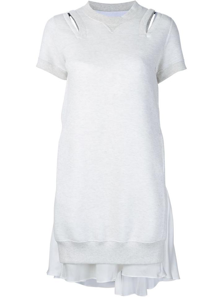 Sacai Lace Detail Sweater Dress