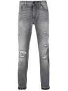 Dolce & Gabbana Distressed Skinny Jeans - Grey