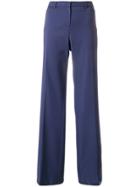Giorgio Armani Vintage Long Bootcut Trousers - Pink & Purple