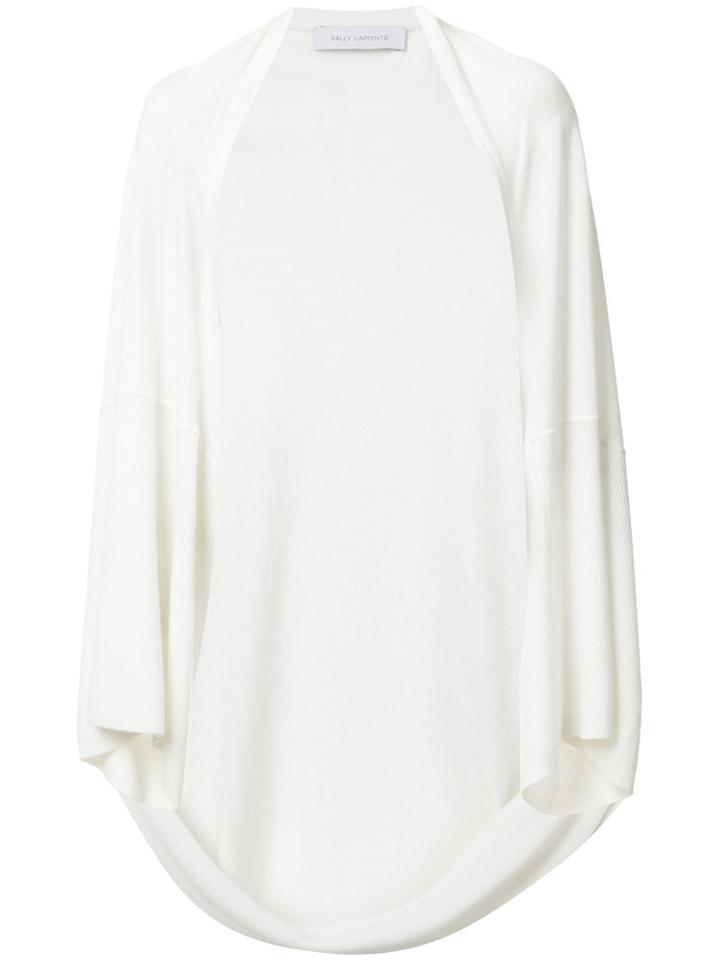 Sally Lapointe Cardigan, Women's, White, Cashmere