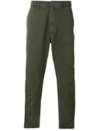 Pence - Baldo Cropped Trousers - Men - Cotton/spandex/elastane - 48, Green, Cotton/spandex/elastane
