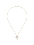 Yvonne Léon 18k Yellow Gold And Diamond Palm Tree Necklace - Metallic