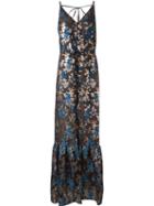 Lanvin Floral Pattern Maxi Dress