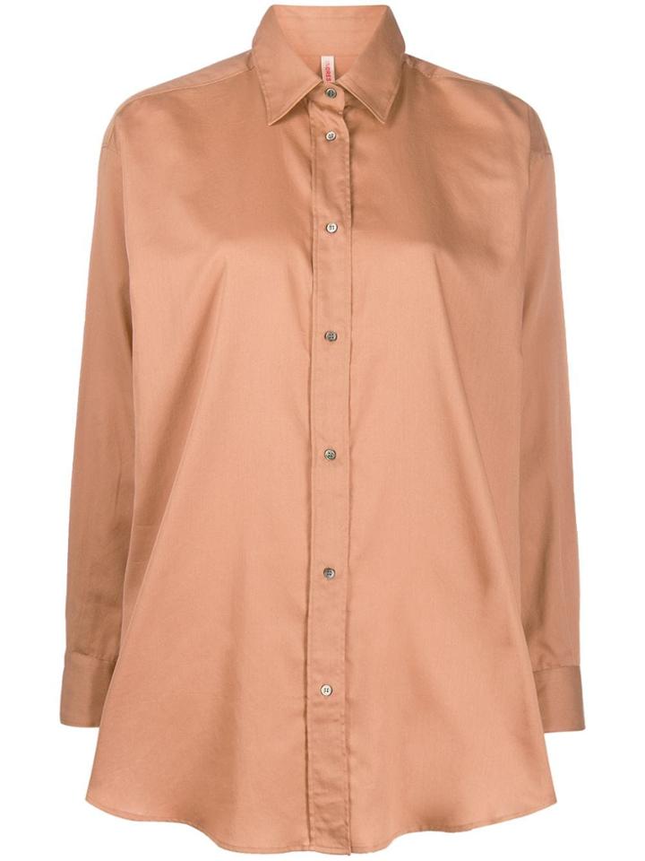 Indress Oversized Long-sleeved Shirt - Neutrals