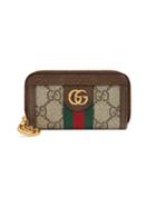 Gucci Ophidia Gg Key Case - Brown