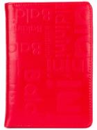 Baldinini Embossed Logo Cardholder - Red