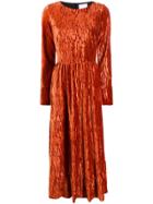Black Coral Rori Flared Dress - Orange