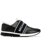 Michael Michael Kors Mk Logo Tape Sneakers - Black
