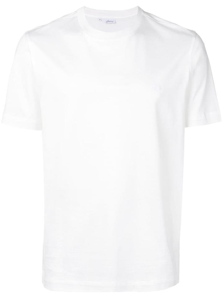 Brioni Round Neck T-shirt - White