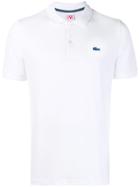Lacoste Live Logo Patch Polo Shirt - White