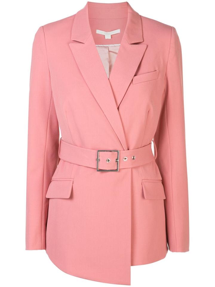Jonathan Simkhai Asymmetrical Suiting Jacket - Pink