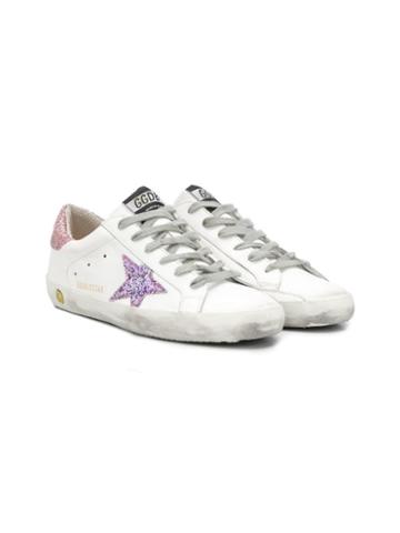 Golden Goose Kids Superstar Sneakers - White