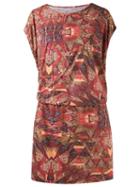 Lygia & Nanny Printed Tunic Dress, Women's, Size: 42, Red, Polyamide/spandex/elastane