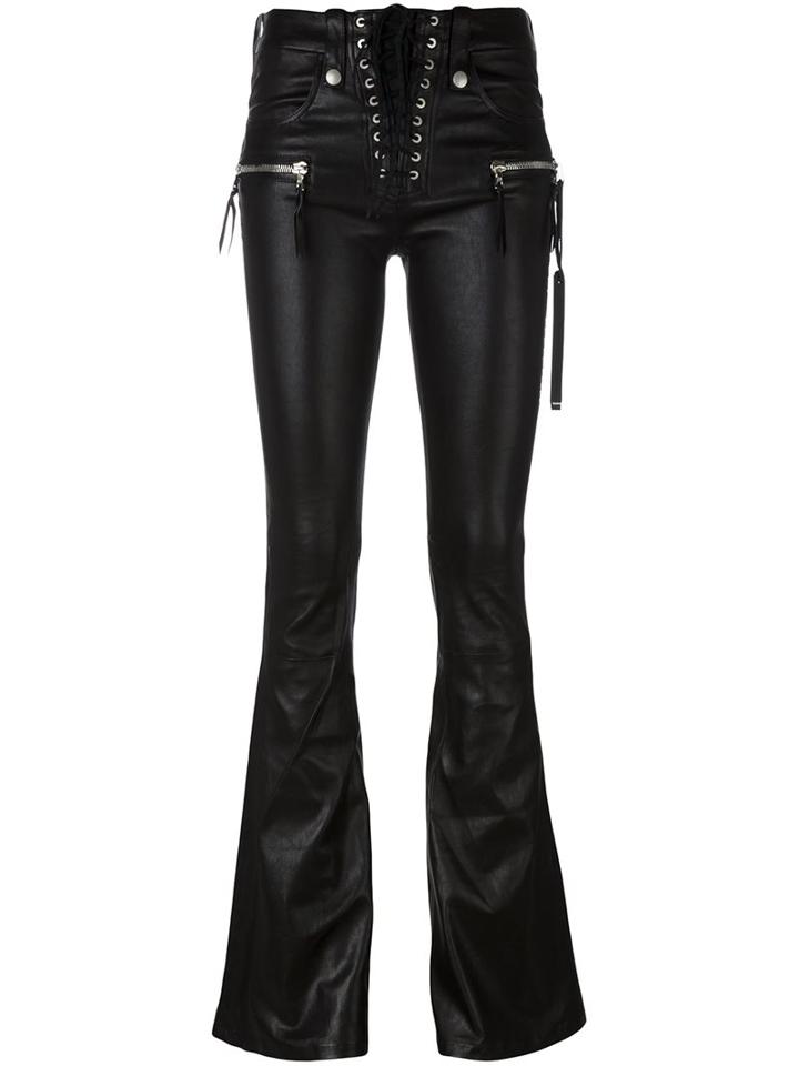 Unravel Lace Up Flare Pants