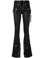 Unravel Lace Up Flare Pants