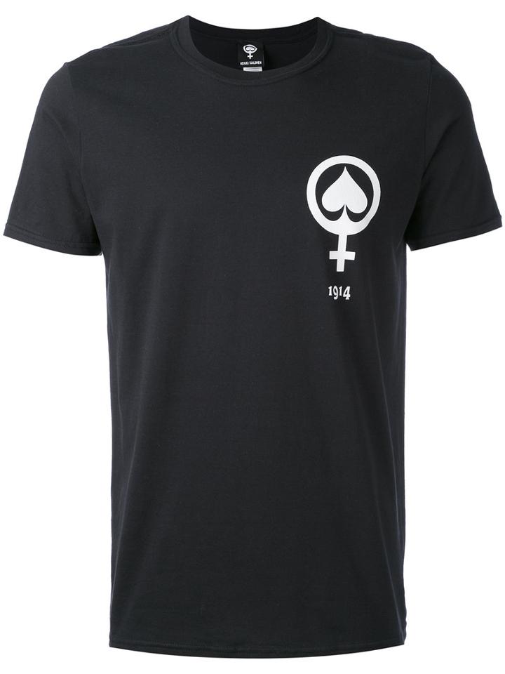 Heikki Salonen - Tove Print T-shirt - Unisex - Cotton - M, Black, Cotton
