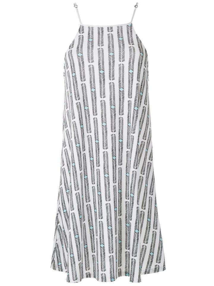 Lygia & Nanny Vestido Isis Jersey Estampado - White