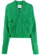 Essentiel Antwerp Zip-up Fleece Jacket - Green