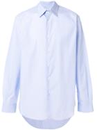 Prada Micro Striped Shirt - Blue
