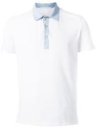 Ermanno Scervino Contrast Collar Polo Shirt, Men's, Size: 52, Cotton