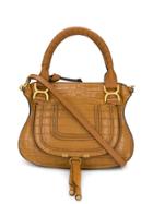 Chloé Snakeskin Effect Shoulder Bag - Brown