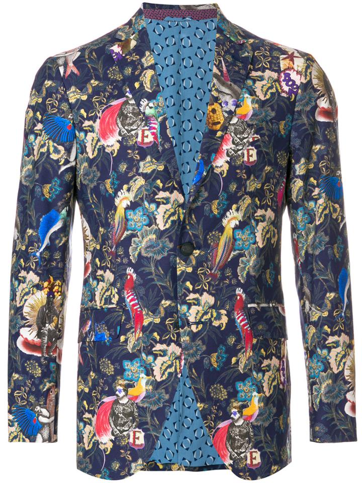 Etro Floral Blazer - Multicolour