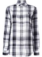 Polo Ralph Lauren Checked Shirt, Women's, Size: 12, White, Cotton