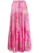 Giada Benincasa Printed Skirt - Pink
