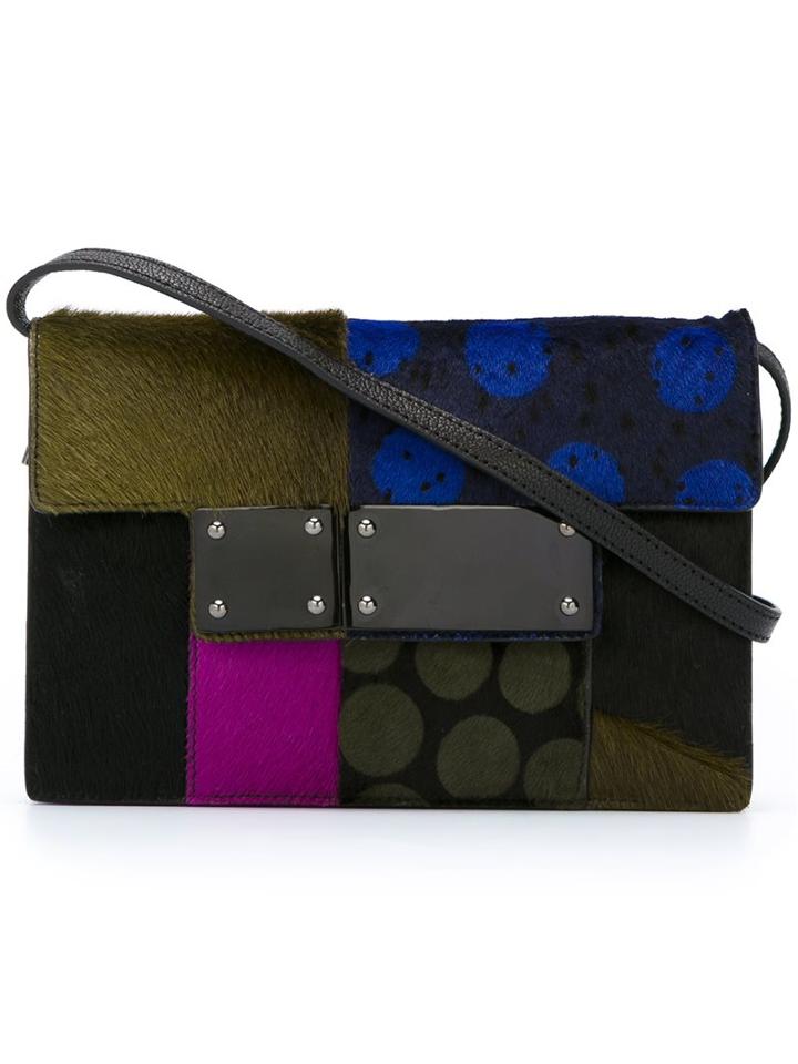 Jamin Puech Multi-print Crossbody Bag, Women's, Green