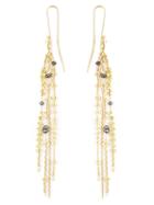 Natasha Collis Black Diamond Waterfall Earrings