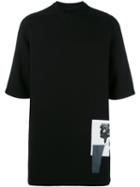 Rick Owens Drkshdw Patch Jumbo T-shirt, Men's, Black, Cotton