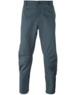 Lanvin Tailored Slim Trousers, Men's, Size: 50, Blue, Cotton