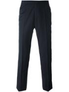 Maison Margiela Straight-leg Trousers, Men's, Size: 48, Blue, Cotton/viscose/virgin Wool